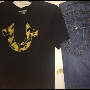True religion shirt and jeans